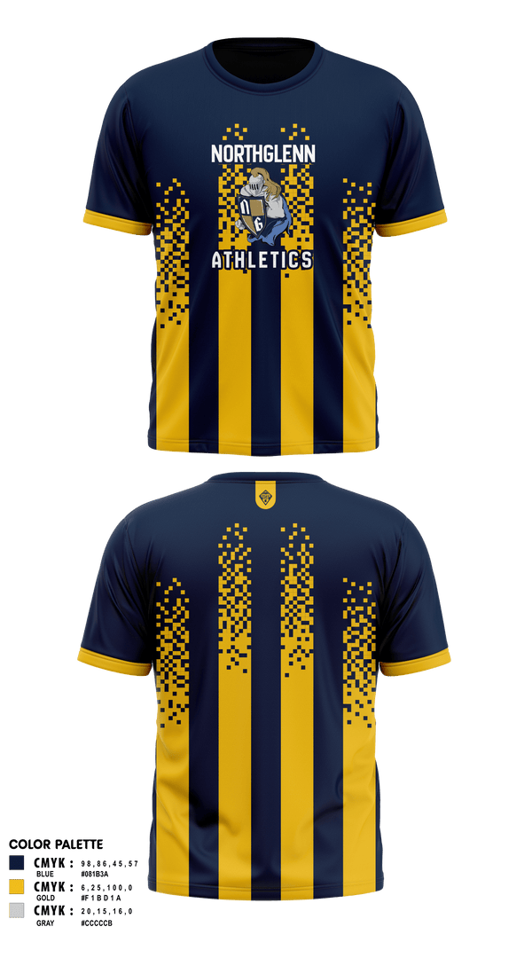 Short Sleeve Performance Shirt, Northglenn MS, Spirit Store, Teamtime, Team time, sublimation, custom sports apparel, team uniforms, spirit wear, spiritwear, sports uniforms, custom shirts, team store, custom team store, fundraiser sports, apparel fundraiser