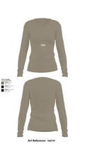 F.O.E 35659928 Women's Long Sleeve V-neck Shirt - 28