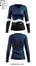 South Ridge High School Band 37040331 Women's Long Sleeve V-neck Shirt - 1