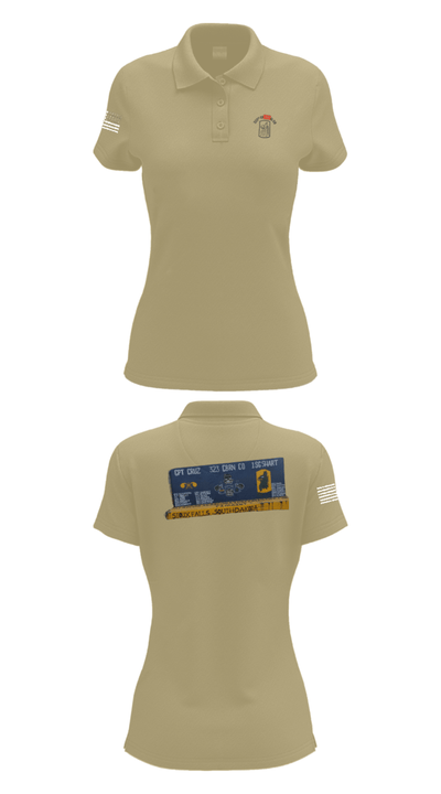323 chem maint 12311738 Women's Short Sleeve Performance Polo  - 95