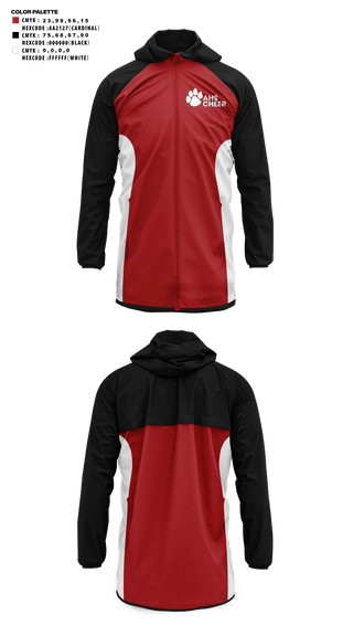 Windbreaker, Asheville High School Cheer, Cheer, Teamtime, Team time, sublimation, custom sports apparel, team uniforms, spirit wear, spiritwear, sports uniforms, custom shirts, team store, custom team store, fundraiser sports, apparel fundraiser