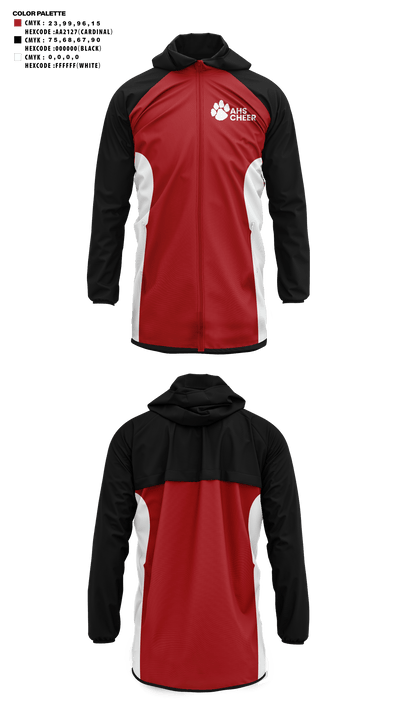 Asheville High School Cheer 47693237 Windbreaker - 51