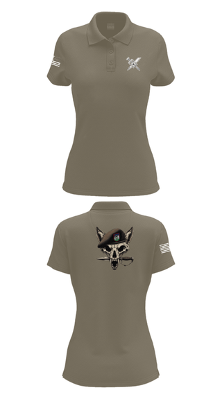 Women's Short Sleeve Performance Polo, 82EASOS, Air Force, Teamtime, Team time, sublimation, custom sports apparel, team uniforms, spirit wear, spiritwear, sports uniforms, custom shirts, team store, custom team store, fundraiser sports, apparel fundraiser