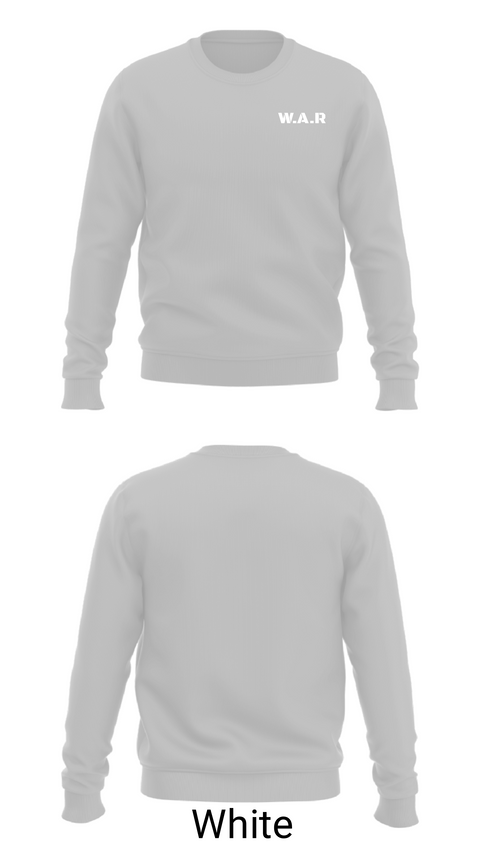 Crew Neck Sweatshirt, W.A.R, Swimming, Teamtime, Team time, sublimation, custom sports apparel, team uniforms, spirit wear, spiritwear, sports uniforms, custom shirts, team store, custom team store, fundraiser sports, apparel fundraiser