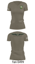 EASTERN MICHIGAN UNIVERSITY ROTC 943753 Women's Short Sleeve V-neck Shirt - 68
