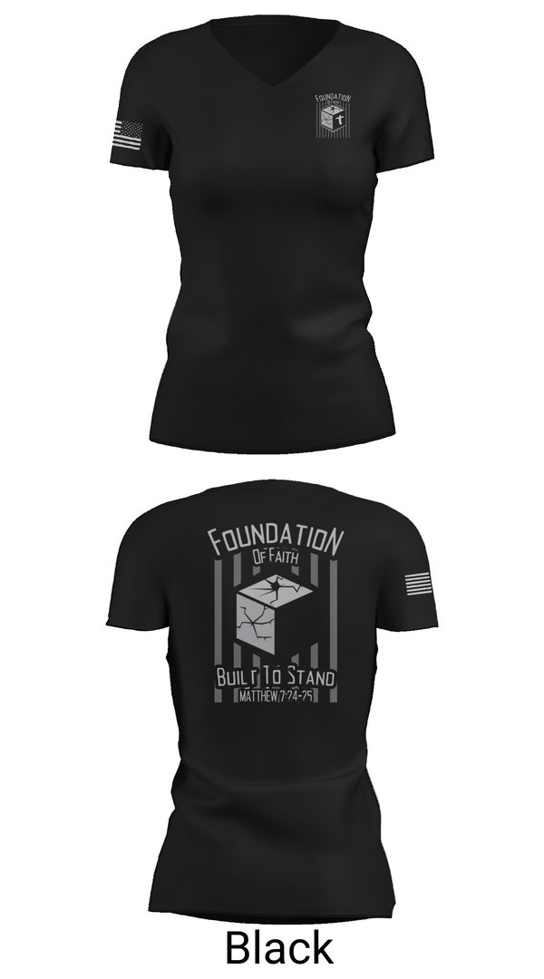 Womens Short Sleeve Vneck Shirt, Igniting Faith, , Teamtime, Team time, sublimation, custom sports apparel, team uniforms, spirit wear, spiritwear, sports uniforms, custom shirts, team store, custom team store, fundraiser sports, apparel fundraiser