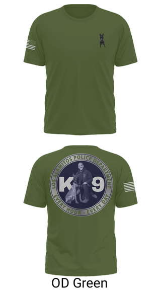 Short Sleeve Performance Shirt, Los Alamitos Police K9, Police, Teamtime, Team time, sublimation, custom sports apparel, team uniforms, spirit wear, spiritwear, sports uniforms, custom shirts, team store, custom team store, fundraiser sports, apparel fundraiser