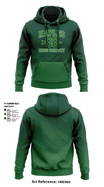 Naples High School Cross Country 74309602 Hoodie - 1