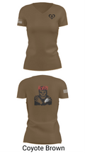 3rd squad 34801732 Women's Short Sleeve V-neck Shirt - 8