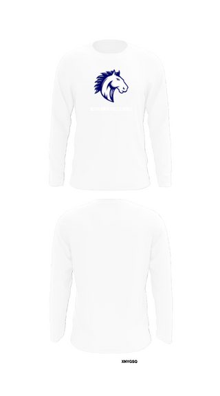 Long Sleeve Performance Shirt, Mustangs Volleyball, Men's Volleyball, Teamtime, Team time, sublimation, custom sports apparel, team uniforms, spirit wear, spiritwear, sports uniforms, custom shirts, team store, custom team store, fundraiser sports, apparel fundraiser