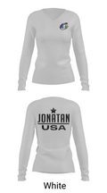 Jonatan Usa 10426375 Women's Long Sleeve V-neck Shirt - 16