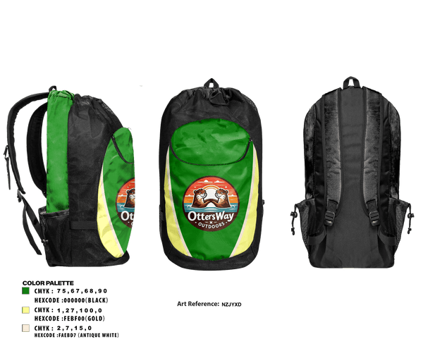 Gear Bag, Otters Way Outdoors, , Teamtime, Team time, sublimation, custom sports apparel, team uniforms, spirit wear, spiritwear, sports uniforms, custom shirts, team store, custom team store, fundraiser sports, apparel fundraiser