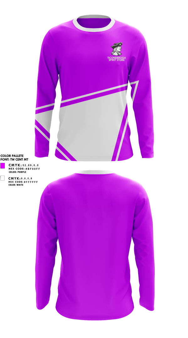 Long Sleeve Performance Shirt, Ticonderoga Senior High School, Spirit Store, Teamtime, Team time, sublimation, custom sports apparel, team uniforms, spirit wear, spiritwear, sports uniforms, custom shirts, team store, custom team store, fundraiser sports, apparel fundraiser