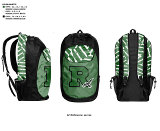 Gear Bag, Rapoport Academy Public School-Meyer High School Volleyball, Women's Volleyball, Teamtime, Team time, sublimation, custom sports apparel, team uniforms, spirit wear, spiritwear, sports uniforms, custom shirts, team store, custom team store, fundraiser sports, apparel fundraiser