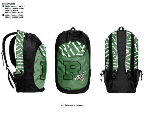 Gear Bag, Rapoport Academy Public School-Meyer High School Volleyball, Women's Volleyball, Teamtime, Team time, sublimation, custom sports apparel, team uniforms, spirit wear, spiritwear, sports uniforms, custom shirts, team store, custom team store, fundraiser sports, apparel fundraiser