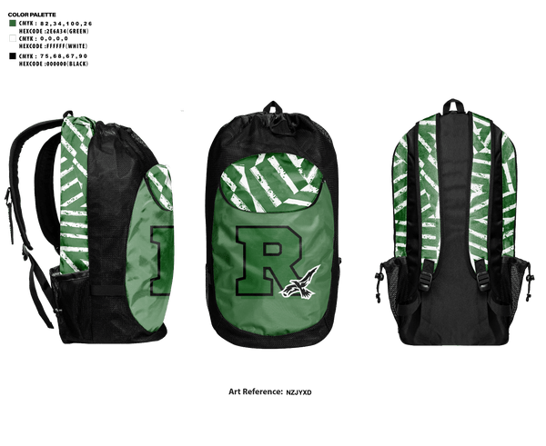 Gear Bag, Rapoport Academy Public School-Meyer High School Volleyball, Women's Volleyball, Teamtime, Team time, sublimation, custom sports apparel, team uniforms, spirit wear, spiritwear, sports uniforms, custom shirts, team store, custom team store, fundraiser sports, apparel fundraiser