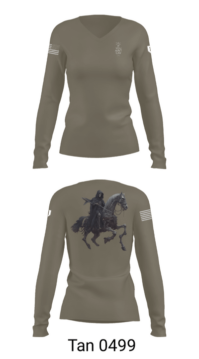 Longknife 89449202 Women's Long Sleeve V-neck Shirt - 77