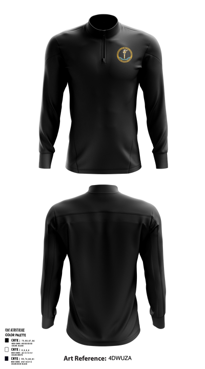 LMPD PEER SUPPORT 60613190 Quarter Zip Jacket - 2 (1)
