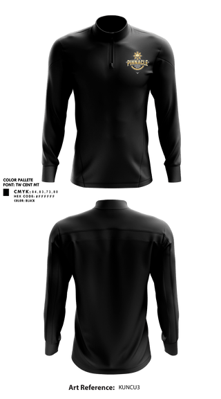 Quarter Zip Jacket, Pinnacle Martial Arts, , Teamtime, Team time, sublimation, custom sports apparel, team uniforms, spirit wear, spiritwear, sports uniforms, custom shirts, team store, custom team store, fundraiser sports, apparel fundraiser