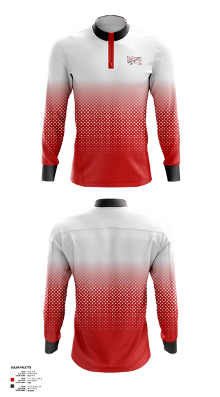 Quarter Zip Jacket, Mount Zion Junior High School Basketball, Women's Basketball, Teamtime, Team time, sublimation, custom sports apparel, team uniforms, spirit wear, spiritwear, sports uniforms, custom shirts, team store, custom team store, fundraiser sports, apparel fundraiser