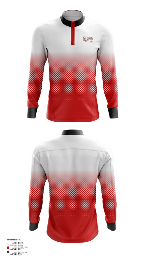 Quarter Zip Jacket, Mount Zion Junior High School Basketball, Women's Basketball, Teamtime, Team time, sublimation, custom sports apparel, team uniforms, spirit wear, spiritwear, sports uniforms, custom shirts, team store, custom team store, fundraiser sports, apparel fundraiser