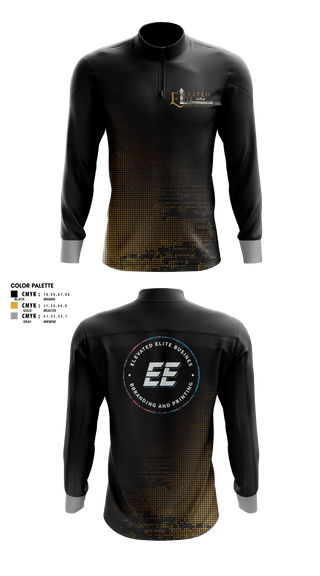 Quarter Zip Jacket, Elevated Elite Business Branding and Printing, , Teamtime, Team time, sublimation, custom sports apparel, team uniforms, spirit wear, spiritwear, sports uniforms, custom shirts, team store, custom team store, fundraiser sports, apparel fundraiser