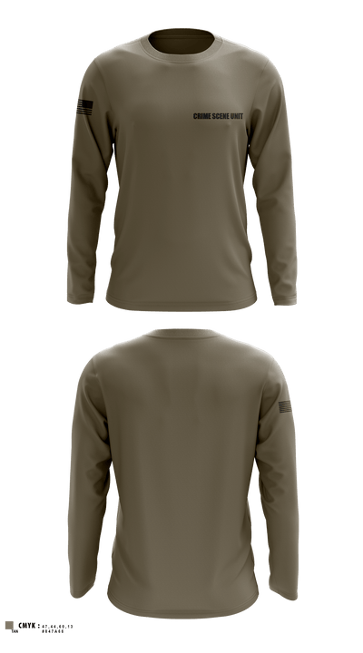 Crime Scene Unit 47246292 Long Sleeve Performance Shirt - 2