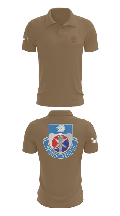312TH MI BN, CHARLIE DETACHMENT 54805661 Short Sleeve Performance Polo - 7