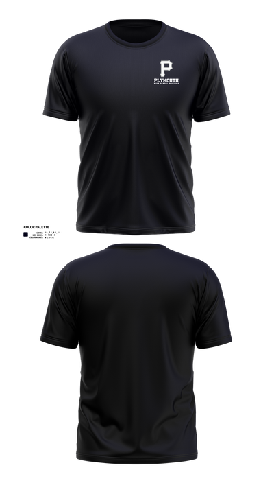Plymouth Bowling 52990281 Short Sleeve Performance Shirt - 40