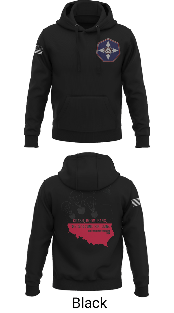 Hoodie, 909th HR Company, Army, Teamtime, Team time, sublimation, custom sports apparel, team uniforms, spirit wear, spiritwear, sports uniforms, custom shirts, team store, custom team store, fundraiser sports, apparel fundraiser