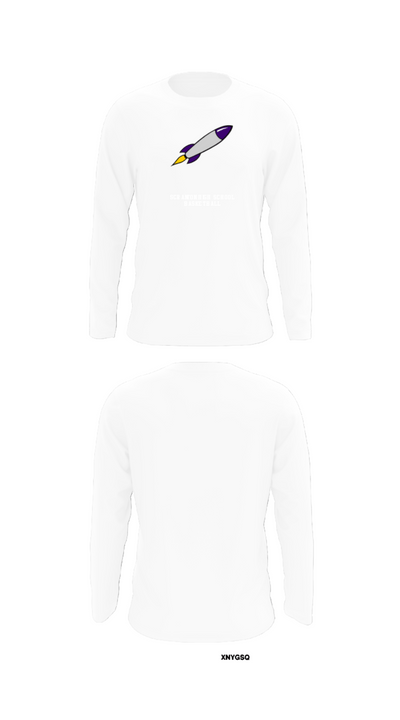 Scranton High School Basketball 88888398 Long Sleeve Performance Shirt - 8