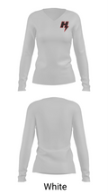 Hilliard Middle-Senior High School 26439201 Women's Long Sleeve V-neck Shirt - 6
