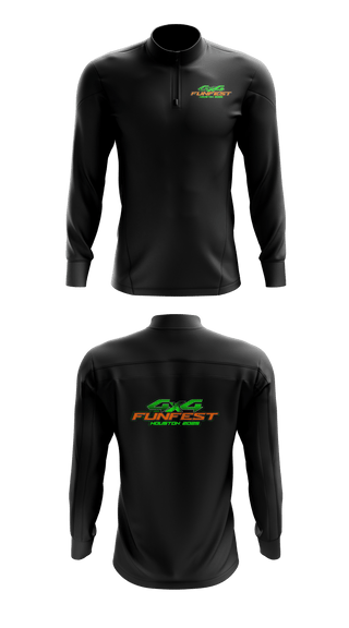 Quarter Zip Jacket, 4X4FUNFEST, Cross Country, Teamtime, Team time, sublimation, custom sports apparel, team uniforms, spirit wear, spiritwear, sports uniforms, custom shirts, team store, custom team store, fundraiser sports, apparel fundraiser