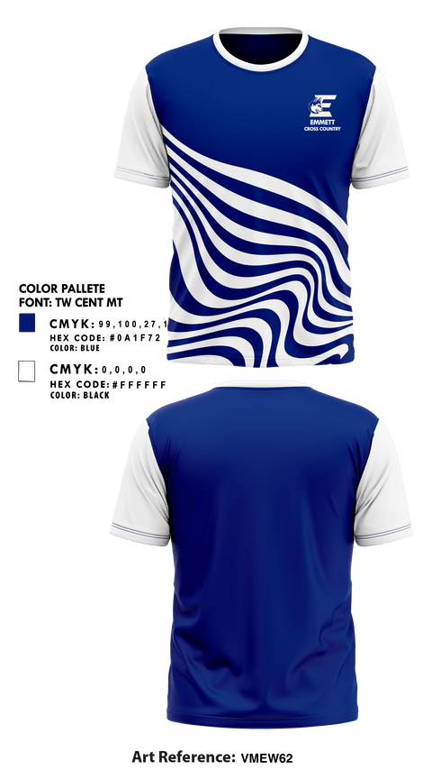 Short Sleeve Performance Shirt, Emmett High School Cross Country, Cross Country, Teamtime, Team time, sublimation, custom sports apparel, team uniforms, spirit wear, spiritwear, sports uniforms, custom shirts, team store, custom team store, fundraiser sports, apparel fundraiser