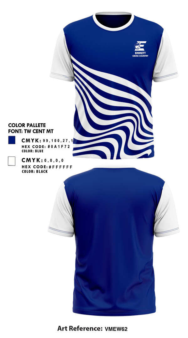 Short Sleeve Performance Shirt, Emmett High School Cross Country, Cross Country, Teamtime, Team time, sublimation, custom sports apparel, team uniforms, spirit wear, spiritwear, sports uniforms, custom shirts, team store, custom team store, fundraiser sports, apparel fundraiser