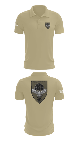 Short Sleeve Performance Polo, 8.FschJgRgt 26, Army, Teamtime, Team time, sublimation, custom sports apparel, team uniforms, spirit wear, spiritwear, sports uniforms, custom shirts, team store, custom team store, fundraiser sports, apparel fundraiser