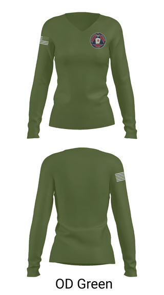 Womens Long Sleeve Vneck Shirt 1, 2D INTEL BN S1, Marines, Teamtime, Team time, sublimation, custom sports apparel, team uniforms, spirit wear, spiritwear, sports uniforms, custom shirts, team store, custom team store, fundraiser sports, apparel fundraiser