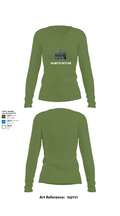 Palmetto Battlion 20426717 Women's Long Sleeve V-neck Shirt -1 42