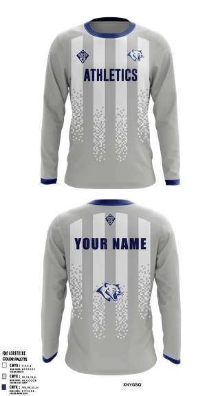 Long Sleeve Performance Shirt, Thornton Middle School, Men's Soccer, Teamtime, Team time, sublimation, custom sports apparel, team uniforms, spirit wear, spiritwear, sports uniforms, custom shirts, team store, custom team store, fundraiser sports, apparel fundraiser
