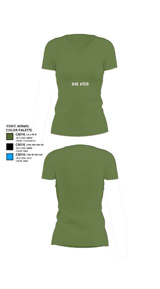 Womens Short Sleeve Vneck Shirt, 245 ATCS, Air Force, Teamtime, Team time, sublimation, custom sports apparel, team uniforms, spirit wear, spiritwear, sports uniforms, custom shirts, team store, custom team store, fundraiser sports, apparel fundraiser