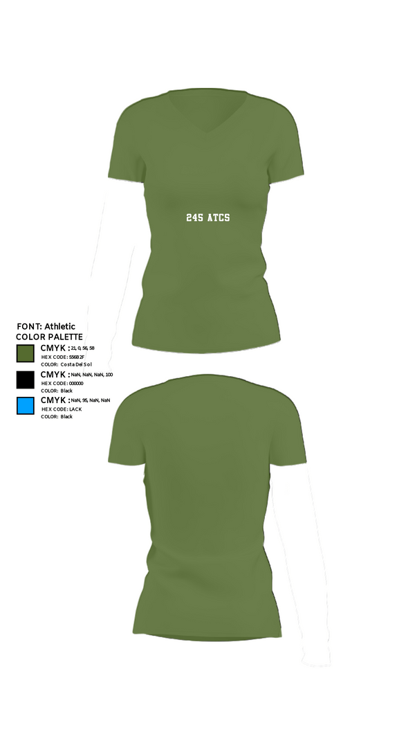 Womens Short Sleeve Vneck Shirt, 245 ATCS, Air Force, Teamtime, Team time, sublimation, custom sports apparel, team uniforms, spirit wear, spiritwear, sports uniforms, custom shirts, team store, custom team store, fundraiser sports, apparel fundraiser