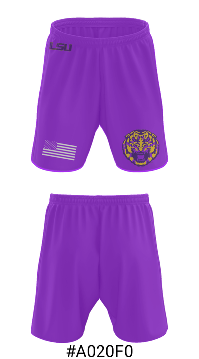 Louisiana State University 82713669 Athletic Shorts With Pockets - 15