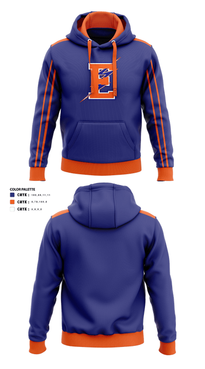 Edison High School Cross Country 82942020 Hoodie - 40