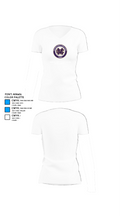 Madison County High School Cross Country 93008689 Women's Short Sleeve V-neck Shirt - 18