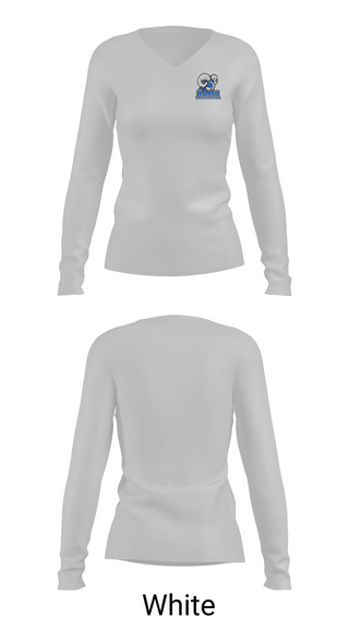 Womens Long Sleeve Vneck Shirt 1, Port Chester High School Bowling, Bowling, Teamtime, Team time, sublimation, custom sports apparel, team uniforms, spirit wear, spiritwear, sports uniforms, custom shirts, team store, custom team store, fundraiser sports, apparel fundraiser