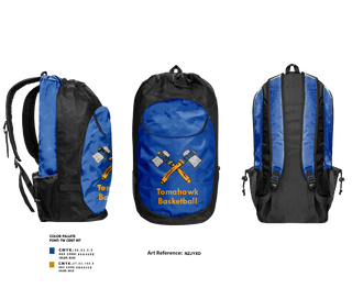 Gear Bag, Tomahawk High School Basketball, Women's Basketball, Teamtime, Team time, sublimation, custom sports apparel, team uniforms, spirit wear, spiritwear, sports uniforms, custom shirts, team store, custom team store, fundraiser sports, apparel fundraiser