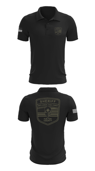 Short Sleeve Performance Polo, Fulton County Anti-Crime Task Force, , Teamtime, Team time, sublimation, custom sports apparel, team uniforms, spirit wear, spiritwear, sports uniforms, custom shirts, team store, custom team store, fundraiser sports, apparel fundraiser