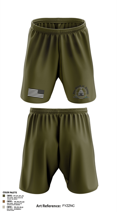 The World of Armor 9002280 Athletic Shorts With Pockets - 1