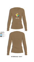 11th T.S.R 19637514 Women's Long Sleeve V-neck Shirt - 2