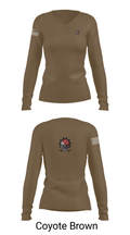 Bonecrushers 66346307 Women's Long Sleeve V-neck Shirt - 17